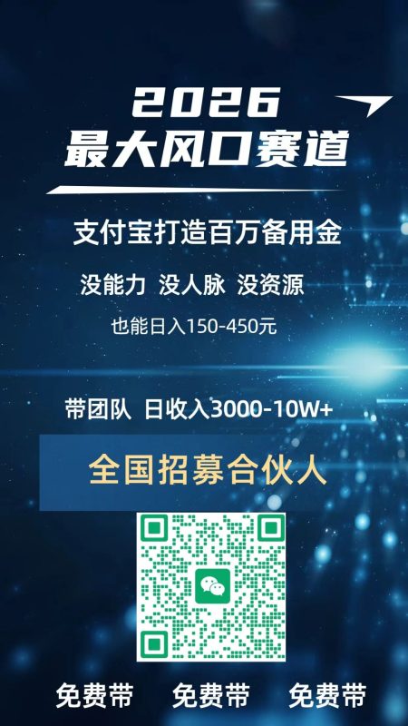 支付宝备用金陪跑孵化项目,招募数据陪跑员,动动手指每天2分钟,日薪30一450元!-星讯速推